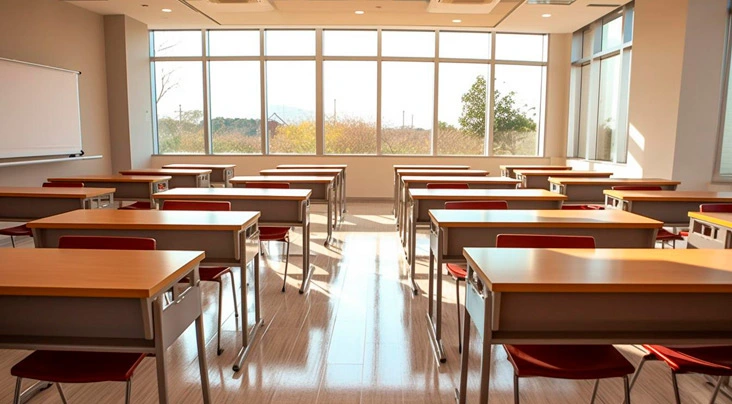 Composants du système HVAC pour l'école